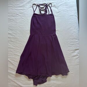Purple Strappy Dress